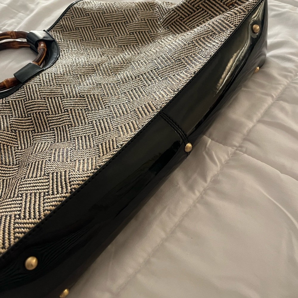 Talbots Black and Tan Shoulder Bag - Picture 2 of 4